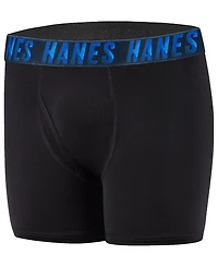 Hanes Big Boys 5-Piece Performance Solid Boxer Briefs