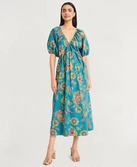 The Good Journey Women's Paisley Printed Midi Dress