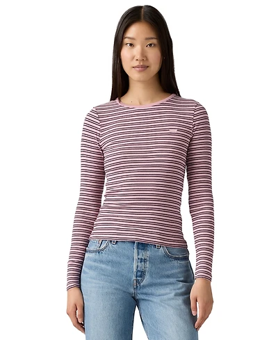 Levi's Women's Hayes Clara Strip Long Sleeve Top
