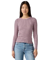Levi's Women's Hayes Clara Strip Long Sleeve Top