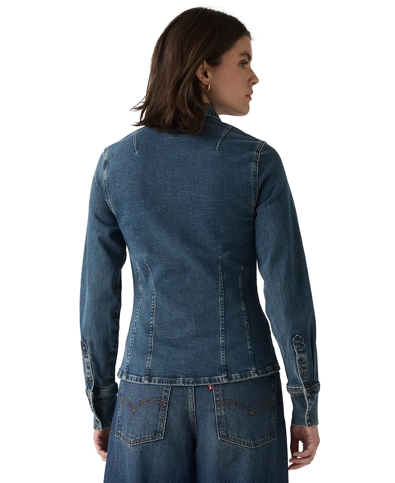 Levi's Women's Long Sleeve Shaped Shirt
