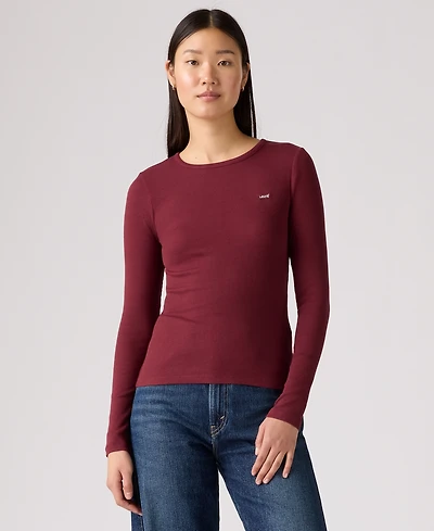 Levi's Women's Hayes Clara Strip Long Sleeve Top