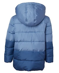 Ixtreme Big Boys Color Blocked Ripstop Puffer Jacket with Beanie