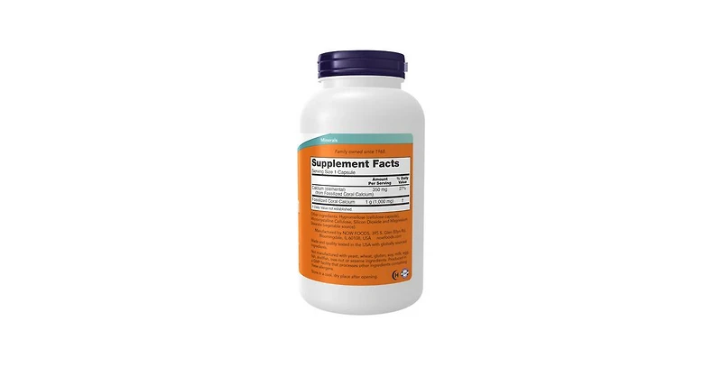Now Foods Coral Calcium ,1000 mg ,250 Vcaps