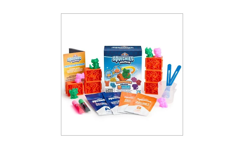 Elmer's Diy Slime & Squishy Toy Bundle: Squishies Minis Zoo Characters & Butter Slime Kit with Glow-in-the-Dark and Glitter Glue – Fun Arts & C