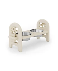 Aostirmotor Portable Pet Travel Bowl Foldable Design Leak-Proof & Easy-Clean for Dogs & Cats
