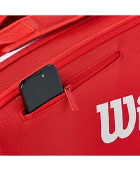 Wilson Super Tour Red 6-Pack Tennis Bag - Red