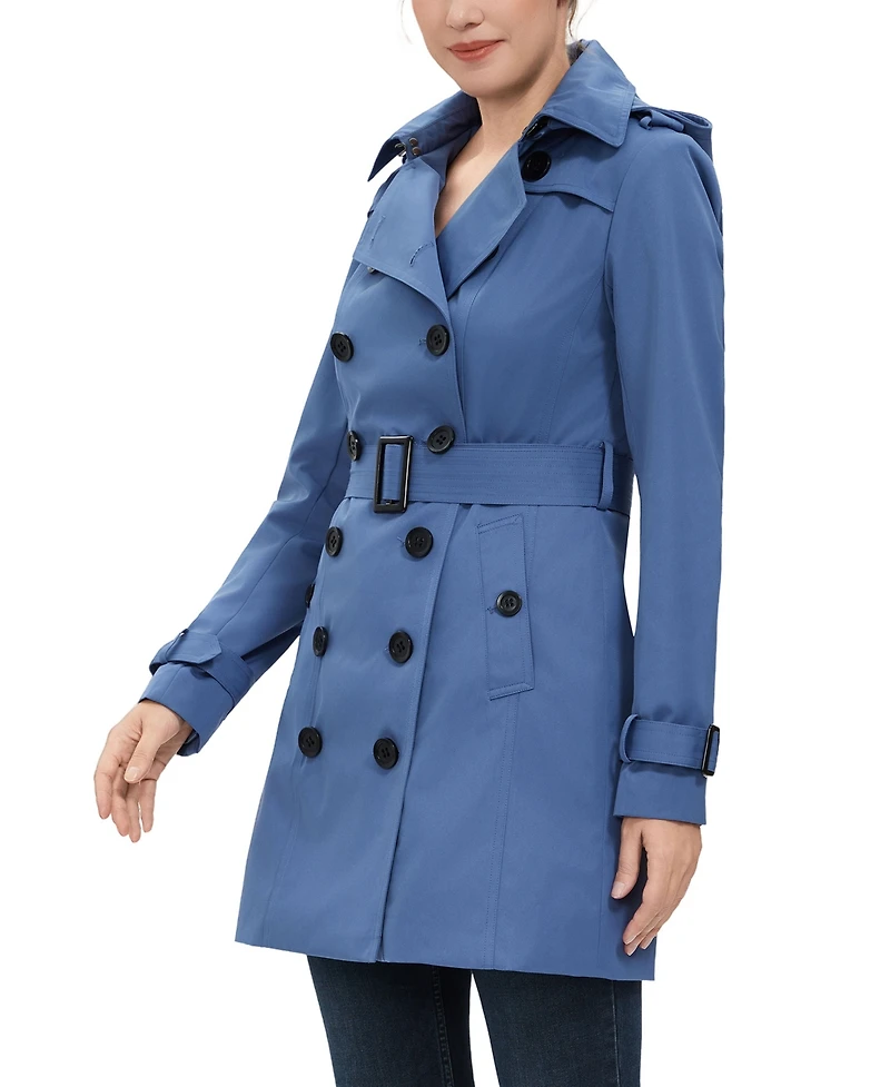 kimi + kai Women's Rosie Hooded Trench Coat