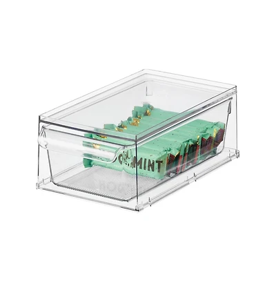 iDesign Stackable Kitchen Storage Drawer - Clear