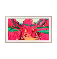 Samsung 85" The Frame Customizable Bezel VGSCFF85TKBZA - Modern Teak