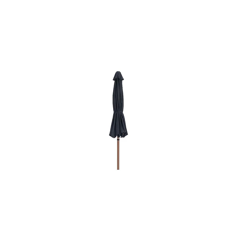 Meridian Furniture Fiji Black Fabric Patio Umbrellas