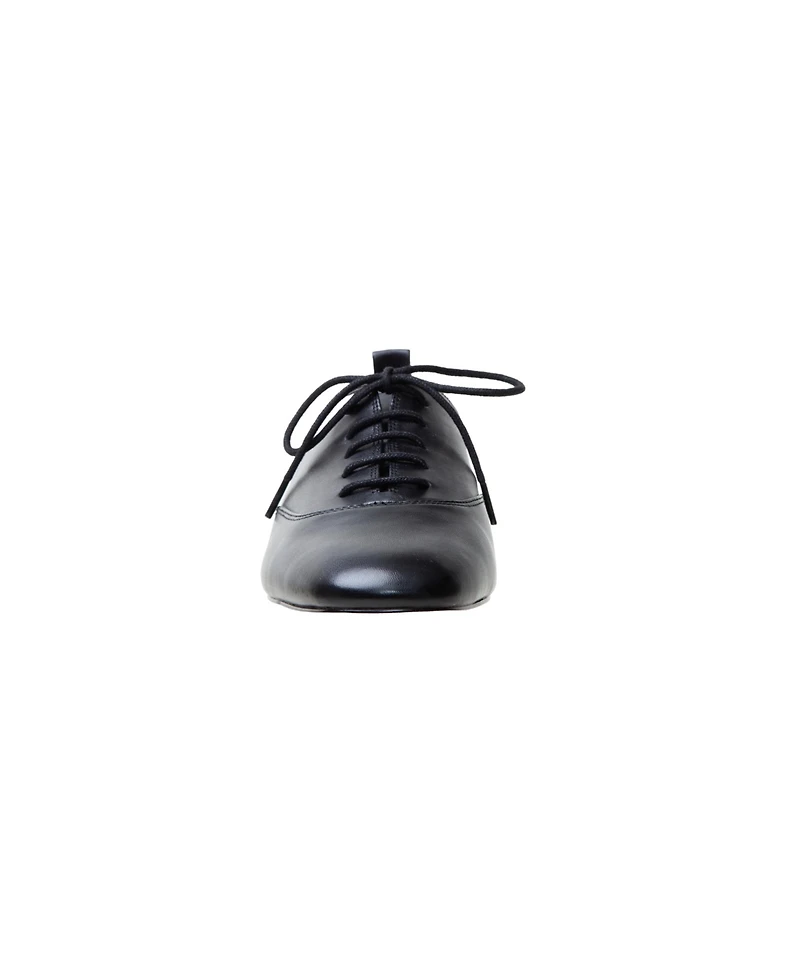 Mirna | Nappa Leather Ballet Oxford Flats