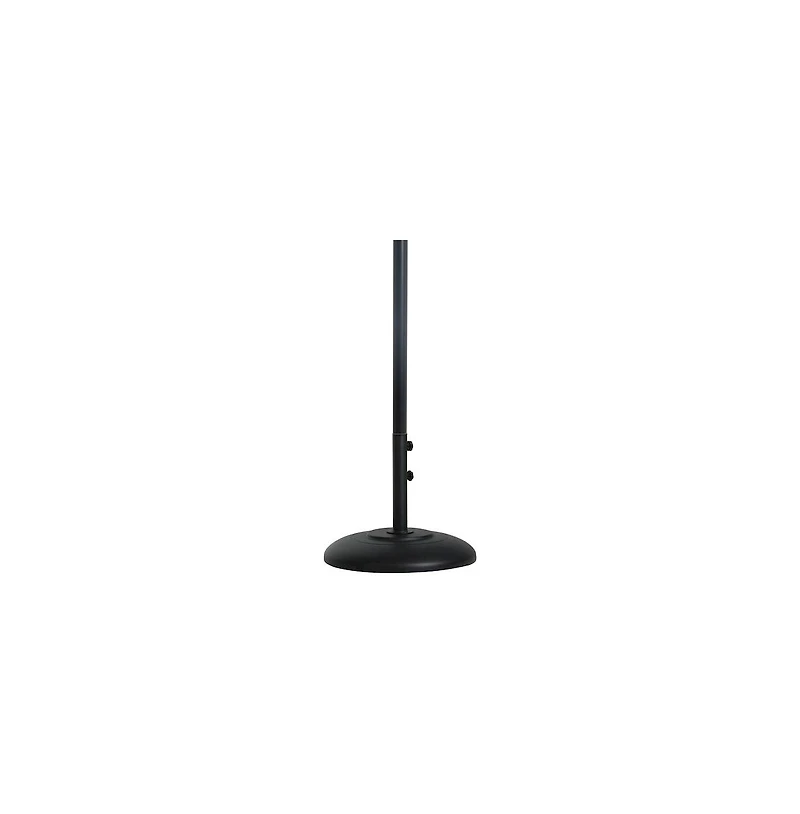 Meridian Furniture Cozumel Matte Black Steel Patio Umbrella Base