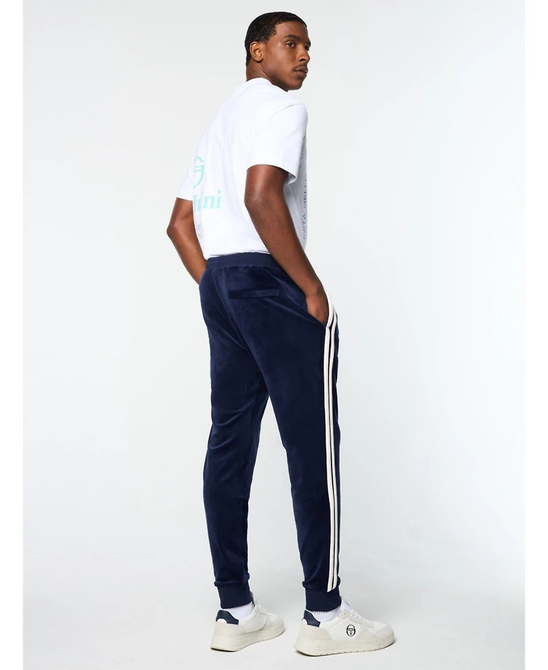 Sergio Tacchini Men's Damarindo Velour Track Pant