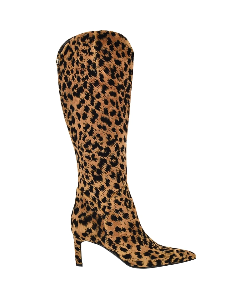 Guess Women's Palisa Wide Calf Tall Kitten Heel Dress Boots