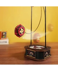 Robotime 3D Puzzle Wooden Model with Aircraft Theme, Diy Pendulum Toy for Kids Adults, Red, 5.7"6.7"12.4