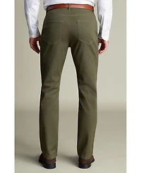 Charles Tyrwhitt Men's Twill Slim Fit 5 Pocket Jeans
