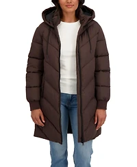 Sebby Juniors' 3/4 Puffer Jacket with Hood