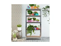 Akiudex 5-tier steel shelving unit storage shelves heavy duty storage rack