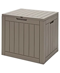 Akiudex 30 Gallon Outdoor Storage Deck Box with Handles and Lockable Lid