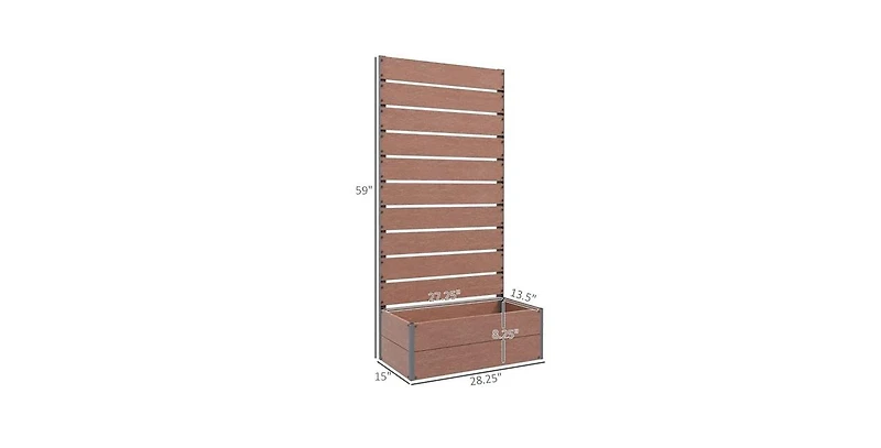 Slickblue Modern Farmhouse Bathroom Floor Cabinet with 2 Drawers and Shelf in Wood Finish