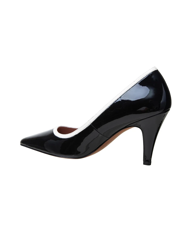 Pointe | Patent Leather Asymetric Bow Pumps