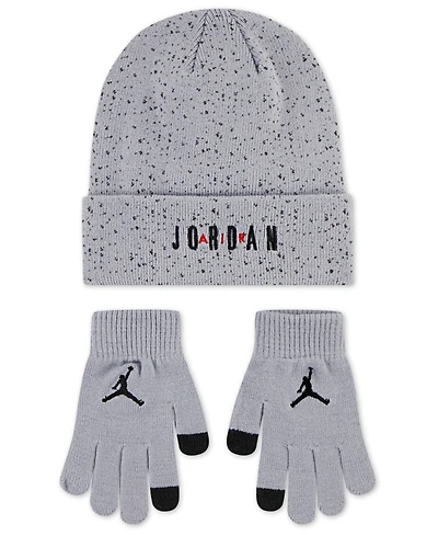 Jordan Big Kids 2-Piece Beanie and Gloves Set