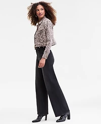 I.n.c. International Concepts Women's High-Rise Wide-Leg Jeans, Macy's Exclusive