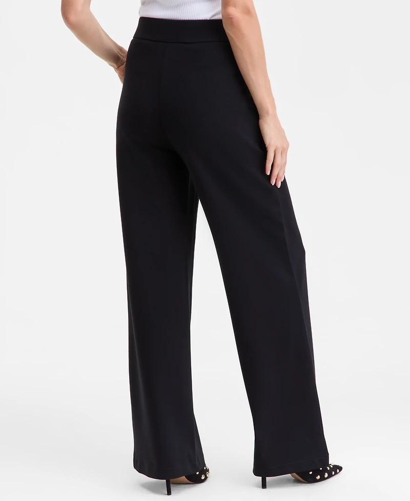 I.n.c. International Concepts Women's High-Rise Wide-Leg Pants, Macy's Exclusive