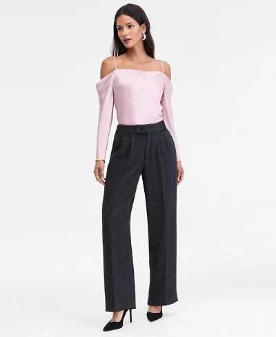 I.n.c. International Concepts Women's Studded Tab-Waist Trousers, Macy's Exclusive