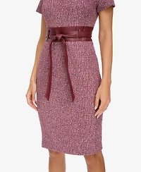 Calvin Klein Women's Short Sleeve Sheath Dress