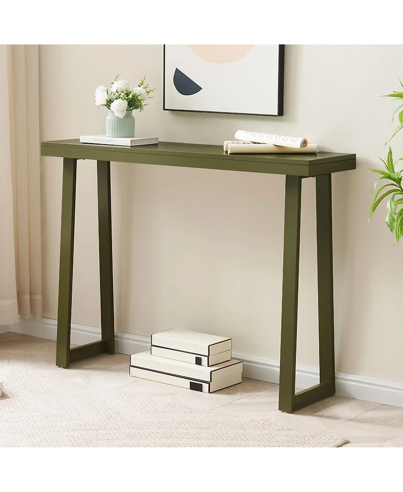 Kings Brand Furniture Claude Narrow Console Table Perfect for Sofa Table, Entryway Hallway, Living Room