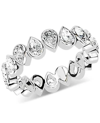 Diamond Pear Bezel Eternity Band (2 ct. t.w.) Platinum or 14k Gold