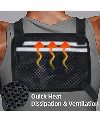 Running Chest Pack Lightweight: Outdoor Sports Vest Bag - Phone Holder Cycling Hiking Workout Skiing for Men Women(Red
