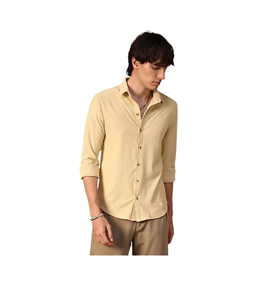 Campus Sutra Men's Criss-Cross Shirt