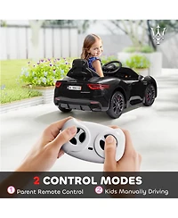 Qaba Maserati Gran Turismo Licensed 12V Kids Electric Car,