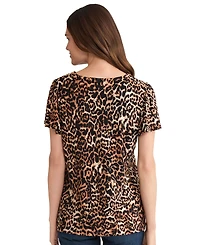 Jones New York Women's Flutter Sleeve Tops