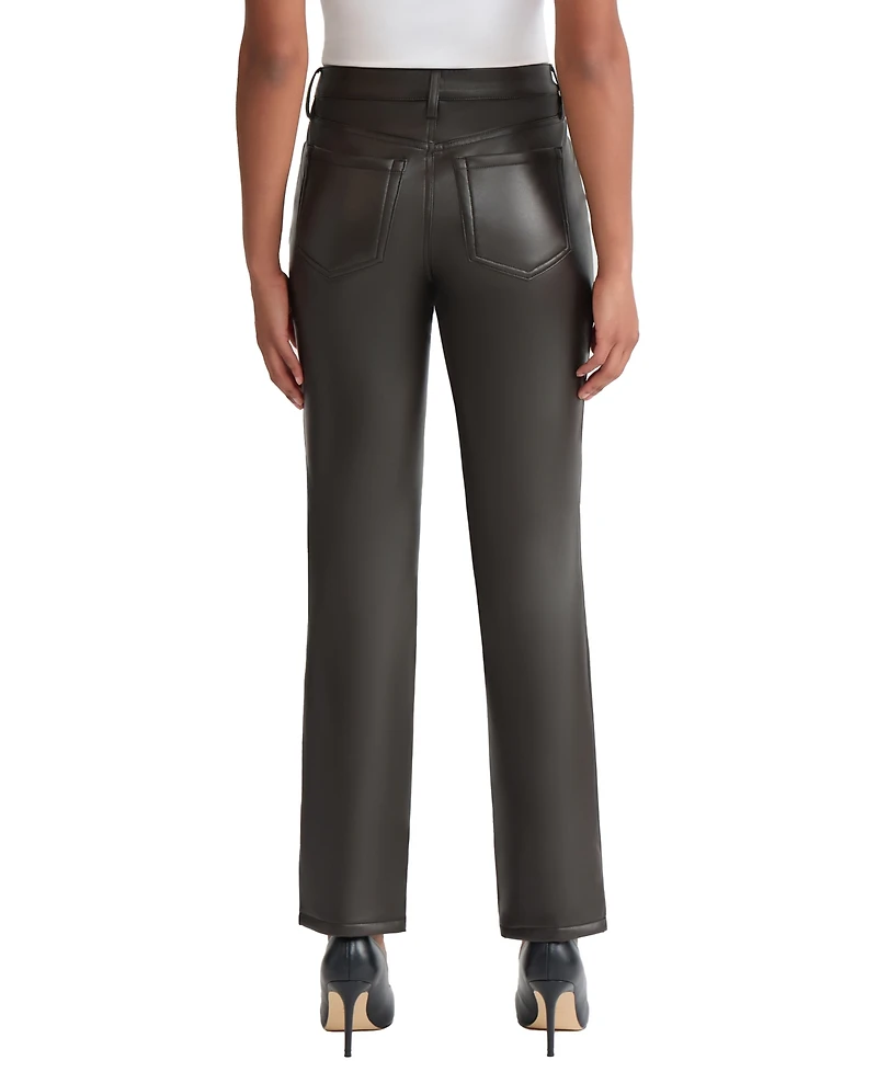 Jones New York Women's Fly Front Straight Fit Lexington Jeans