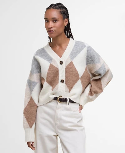 Barbour Women's Jacquard Patterned Cardigan