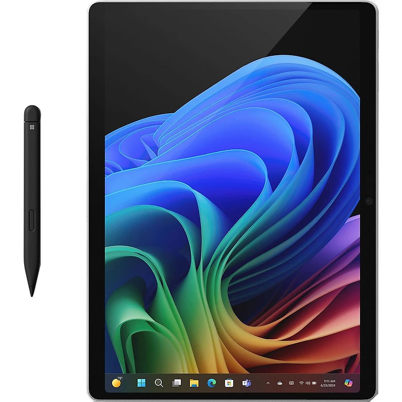 Microsoft Surface Pro 11 13" 120Hz 2-In-1 Copilot+ Pc Wi-Fi Tablet, Qualcomm Snapdragon X Elite 3.4GHz, 16GB Ram, 1TB Ssd, Windows 11 Pro, Platinum