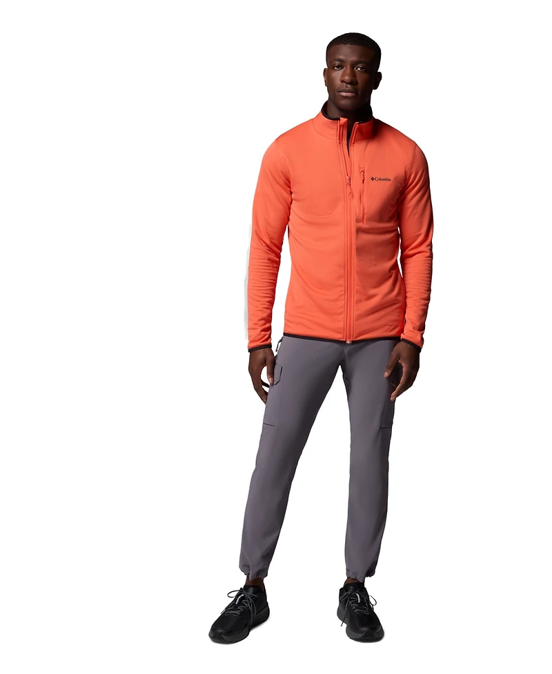 Columbia Men's Essential Hike Grid Fleece Full Zip Jacket