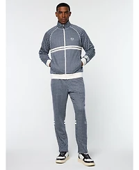 Sergio Tacchini Men's Dallas Houndstooth Track Jacket