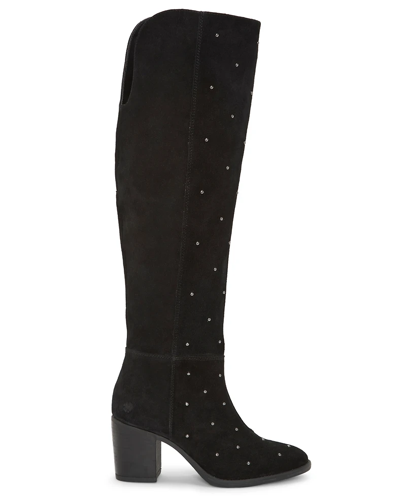 Lucky Brand Women's Borah Studded Over-the-Knee Dress Boots