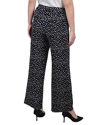Ny Collection Petite Cropped Pull On Pants