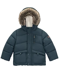S Rothschild & Co Baby Boys Grosgrain Trim Parka Jacket