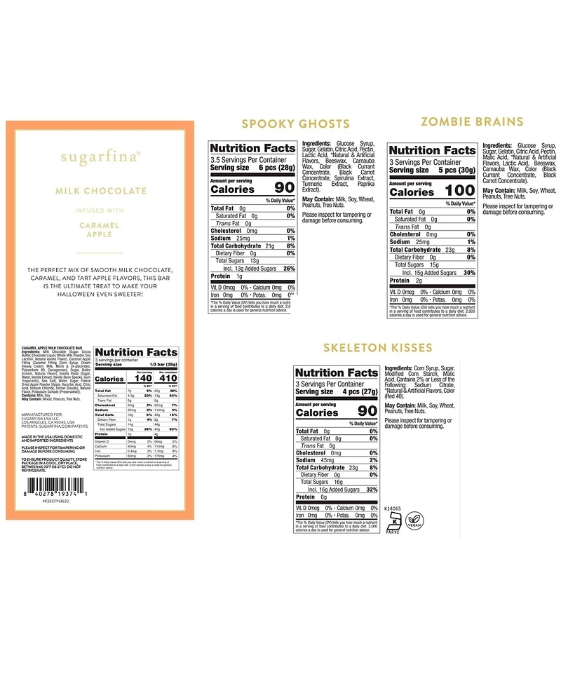 Sugarfina For the Ghouls Bundle, 4 Pieces