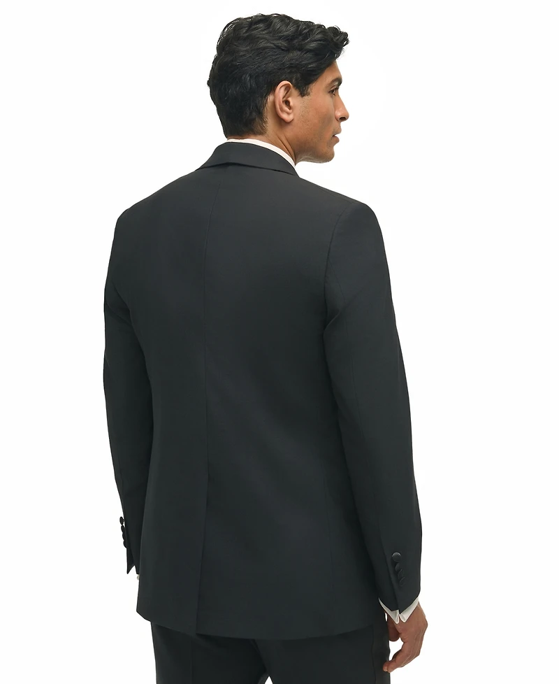 B by Brooks Brothers Men's Classic-Fit Wool Blend Tuxedo Suit Separates Jacket