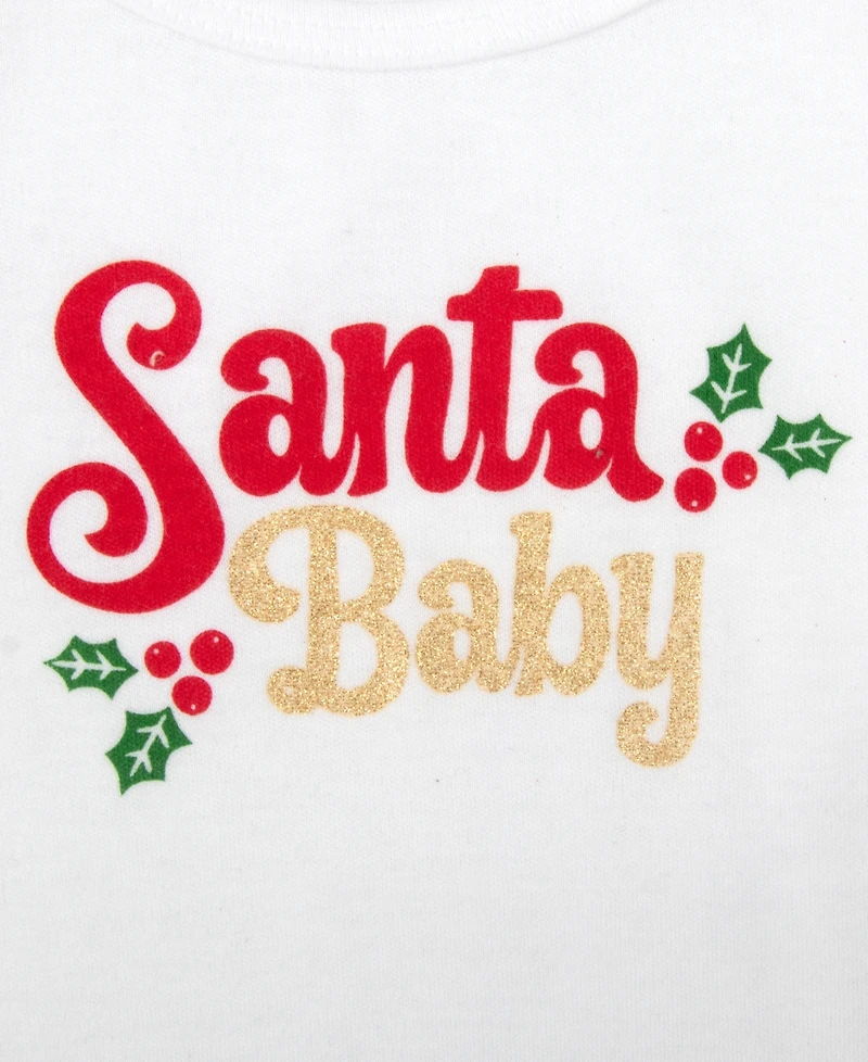 Baby Essentials Girls 3-Piece Santa Set