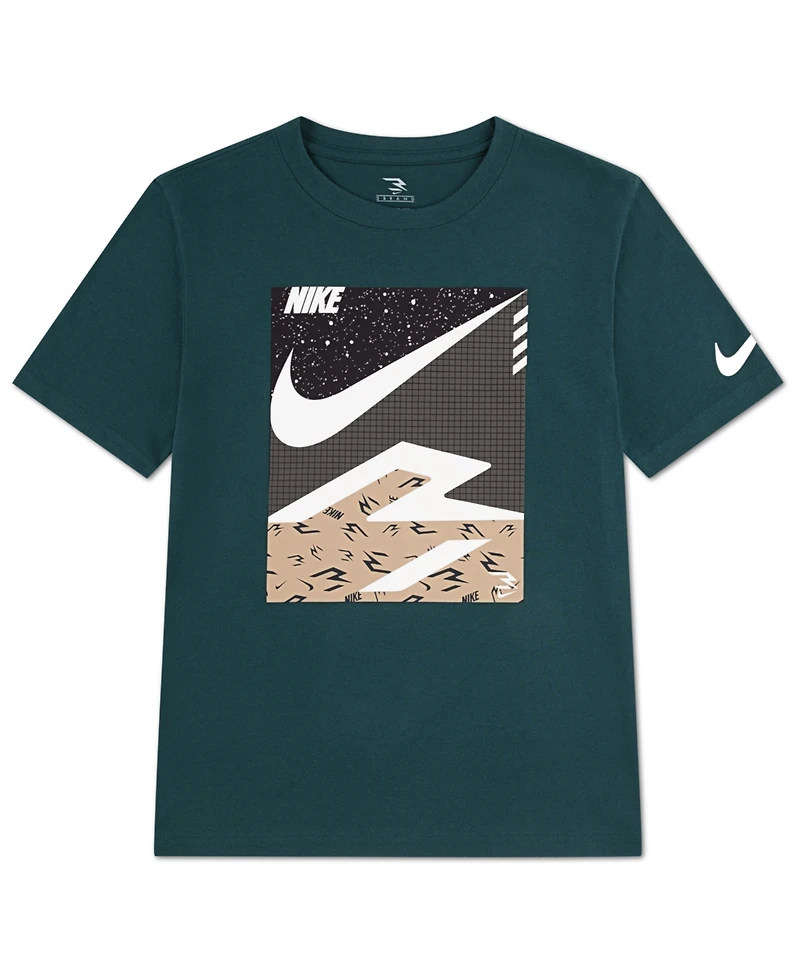 Nike 3BRAND by Russell Wilson Big Boys Crewneck Graphic T-Shirt