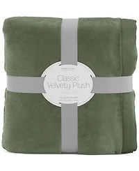 Berkshire Classic Velvety Plush Blanket, Twin, Exclusively at Macy's